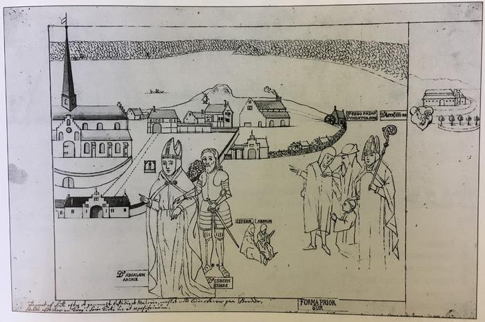 Sorø Kloster ca. 1570. Forhistorie