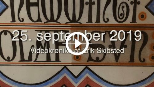 Kalkmalerierne afrenses og repareres